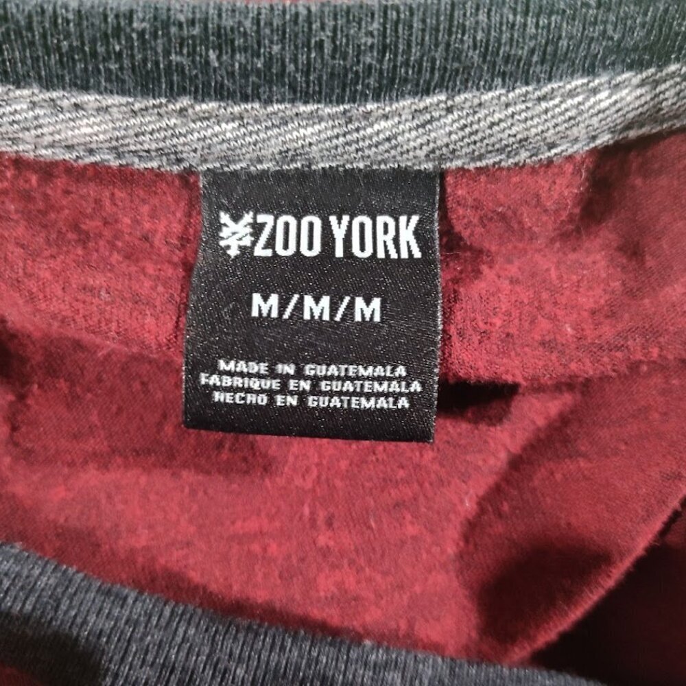 Zoo York Round Neck Long Sleeve Women's' Size M/M/M Skater Shirt Gray, and Red - Picture 8 of 10